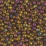 DP-462:  Miyuki 3.4mm Drop Bead Metallic Gold Iris 