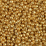DP28-4202:  Miyuki 2.8mm Drop Bead Duracoat Galvanized Gold 