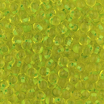DPF-11:  Miyuki 3.4mm Drop Bead Mint Green Lined Yellow 