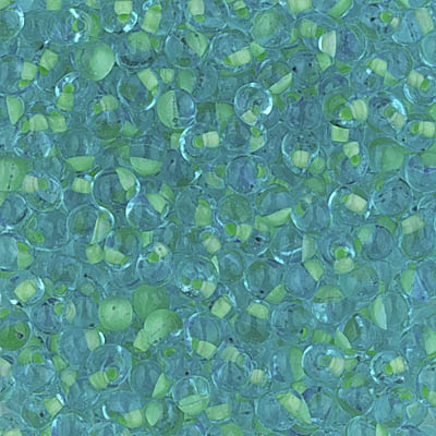 DPF-20:  Miyuki 3.4mm Drop Bead Mint Green Lined Aqua 