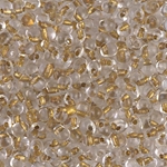 DPF-35:  Miyuki 3.4mm Drop Bead Sparkling Metallic Gold Lined Crystal 