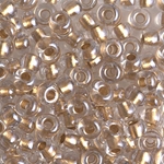 E-234:  5/0 Sparkling Metallic Gold Lined Crystal Miyuki Seed Bead 