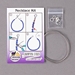 Necklace Materials Kit - Silver Plated (1 set) - KIT-02-SP