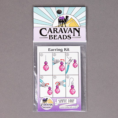Earrings Materials Kit - Silver Plated (5 pairs)   