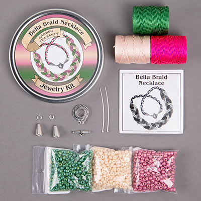 Bella Braid Necklace Kit - Garden Tea Party 