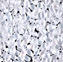 LDP-131FR:  Miyuki 3x5.5mm Long Drop Bead Matte Transparent Crystal AB 