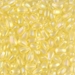 LDP-2131F:  Miyuki 3x5.5mm Long Drop Bead Matte Transparent Light Yellow AB approx 250 grams - LDP-2131F
