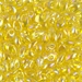 LMA-252:  Miyuki 4x7mm Long Magatama Transparent Yellow AB approx 250 grams - LMA-252