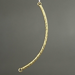 MET-00033: 58mm Antique Brass Curved Bar w/ Loops 