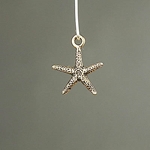 MET-00315: 21mm Antique Gold Starfish Charm  