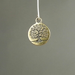MET-00359: 16mm Antique Gold Tree of Life Charm 