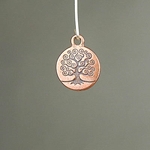 MET-00360: 16mm Antique Copper Tree of Life Charm 