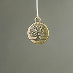 MET-00361: 16mm Antique Brass Tree of Life Charm 
