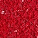QTL-408:  Opaque Red Miyuki Quarter Tila Bead approx 100 grams - QTL-408