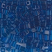 SB-149:  Miyuki 4mm Square Bead Transparent Capri Blue approx 250 grams - SB-149