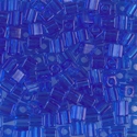 SB-150:  Miyuki 4mm Square Bead Transparent Sapphire 