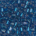 SB-25:  Miyuki 4mm Square Beads S/L Capri Blue (was SB-149S) 