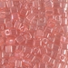 SB-366:  Miyuki 4mm Square Bead Shell Pink Luster approx 250 grams - SB-366