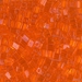 SB3-138:  Miyuki 3mm Square Bead Transparent Orange - SB3-138*