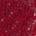 SB3-141:  Miyuki 3mm Square Bead Transparent Ruby - SB3-141*