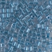 SB3-2606:  Miyuki 3mm Square Bead Sparkling Sky Blue Lined Crystal - SB3-2606*