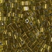 SB3-975:  Miyuki 3mm Square Bead Copper Lined Pale Chartreuse - SB3-975*
