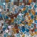 SB3-MIX-03:  3x3 Square Bead Mix - Surf and Sand 