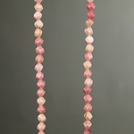 SP-0102: 6mm Pink Rhodonite Precision Cut Faceted 