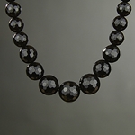SP-0120: 6-14mm Black Onyx Faceted Graduated 