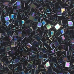 STR8-455:  Miyuki 8/0 Sharp Triangle Metallic Variegated Blue Iris 