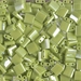 TL-439:  Opaque Chartreuse Luster Miyuki Tila approx 100 grams - TL-439