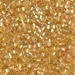 TR10-1102F:  Miyuki 10/0 Triangle Matte Silverlined Gold approx 250 grams - TR10-1102F