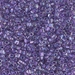 TR10-1138:  Miyuki 10/0 Triangle Sparkling Lilac Lined Crystal AB approx 250 grams - TR10-1138