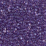 TR10-1835:  Miyuki 10/0 Triangle Dark Violet Lined Amethyst 