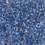 TR5-1557:  Miyuki 5/0 Triangle Sparkling Blue Lined Crystal 