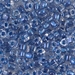 TR5-1557:  Miyuki 5/0 Triangle Sparkling Blue Lined Crystal - TR5-1557*