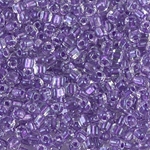 TR8-1531:  Miyuki 8/0 Triangle Sparkling Purple Lined Crystal 
