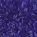 TW206-1711:  Miyuki 2x6mm Twisted Bugle Bead Dyed Transparent Dark Cobalt - TW206-1711*